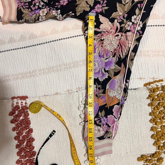 Spell & Gypsy Collective Blue Skies Bomber Jacket Size S - Picture 11 of 11